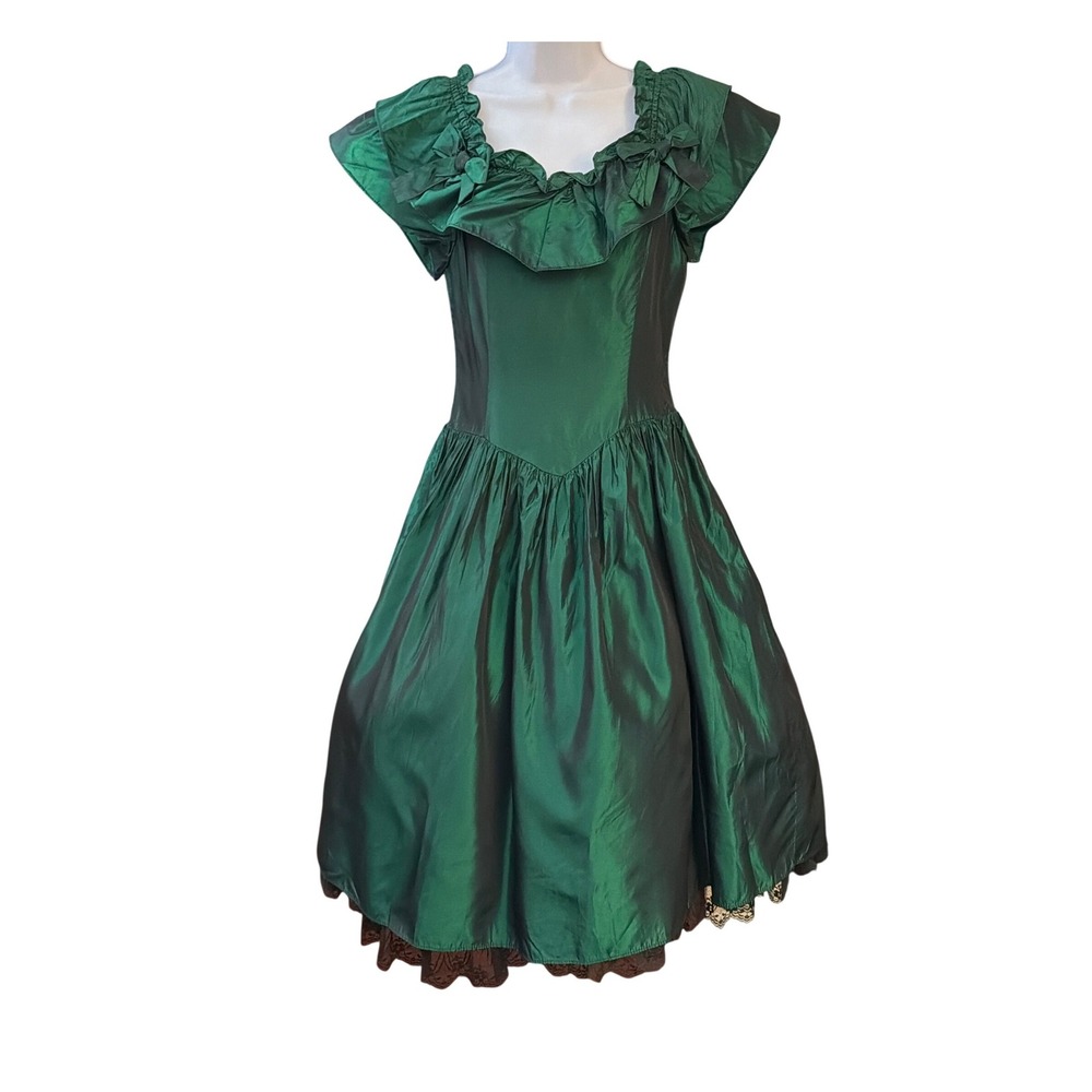 80s Jessica McClintock Gunne Sax Dress Gothic Romance Fairycore Prom Halloween
